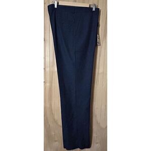 Linea Naturale Luxe Men's Size 36 Blue Black Dress Pants Slacks Un-Hemmed NWT